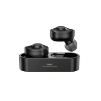 

												
												Remax TWS-21 True Bluetooth Dual Earbuds With Charging Dock Black